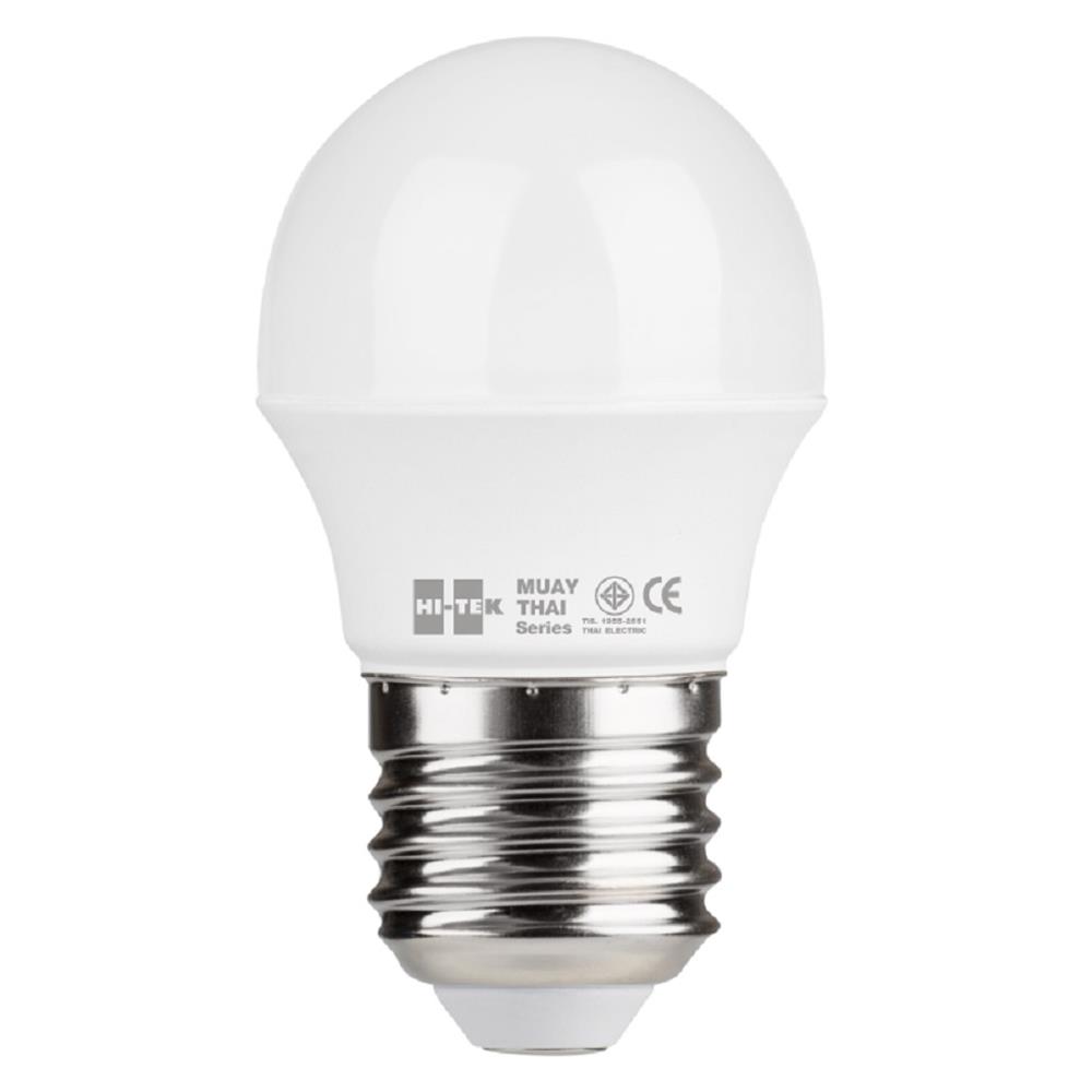 หลอด LED HI-TEK มวยไทย 3 วัตต์ WARMWHITE E27