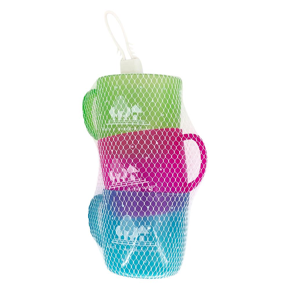 ถ้วยหู PP 250ml BIGONE PLAIN ITEM แพ็ค 3 ใบ ฟ้า/ชมพู/เขียว