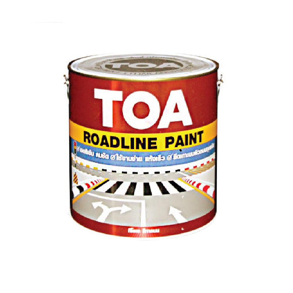 สีทาถนน สะท้อนแสง TOA ROADLINE 719 สีดำ 1 แกลลอน
