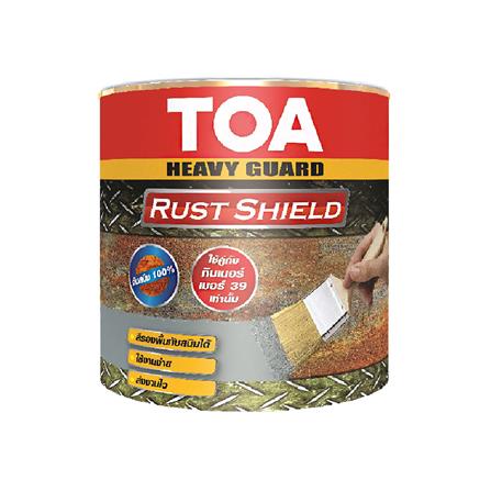 สีรองพื้นโลหะ TOA RUST SHEILD สีเทา 1/4 แกลลอน_0