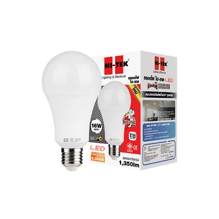 หลอด LED HI-TEK มวยไทย 16 วัตต์ WARMWHITE E27_1