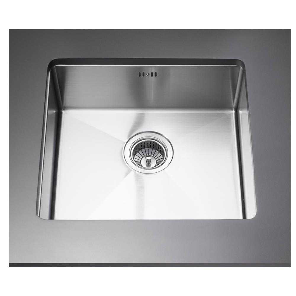 ซิงค์ฝังสแควร์ 1หลุม MEX BSC40 สเตนเลส