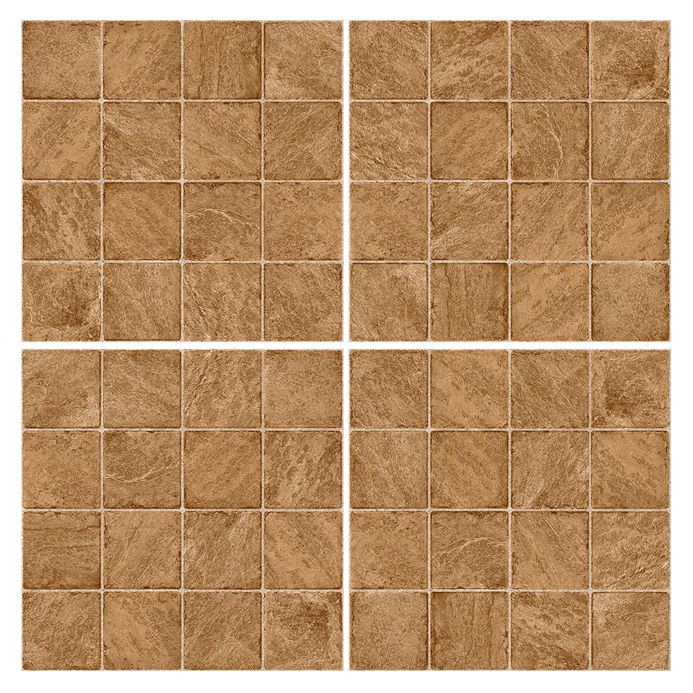 กระเบื้องพื้นพอร์ซเลน  40x40 ซม. CERGRES จากัวร์ น้ำตาล A