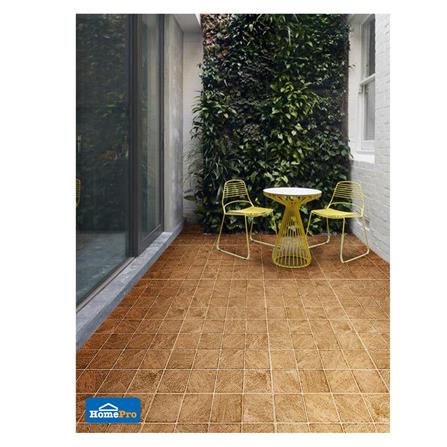 กระเบื้องพื้นพอร์ซเลน  40x40 ซม. CERGRES จากัวร์ น้ำตาล A_3