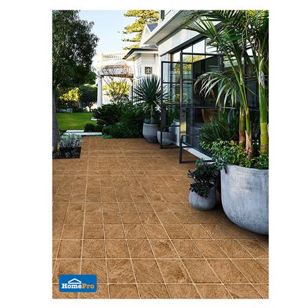 กระเบื้องพื้นพอร์ซเลน  40x40 ซม. CERGRES จากัวร์ น้ำตาล A_5