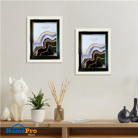 กรอบรูปไม้ HOME LIVING STYLE NORDIC 6X8 นิ้ว สีดำ_4