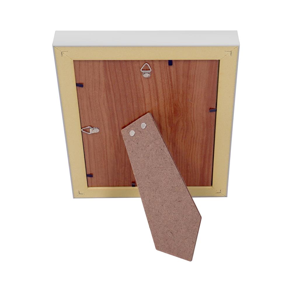 กรอบรูปไม้ HOME LIVING STYLE TROPICAL LEAVES 6x8 นิ้ว สีขาว