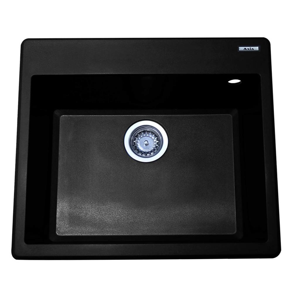 ซิงค์ฝัง 1หลุม AXIA ICONIC 5751 แกรนิต สีดำ