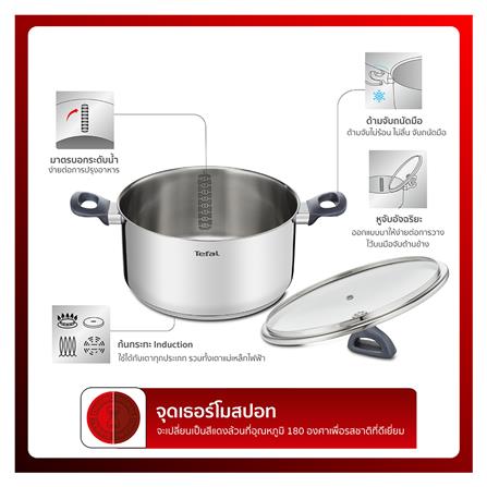 หม้อต้ม+ฝาแก้ว 24 cm TEFAL DAILY COOK_2