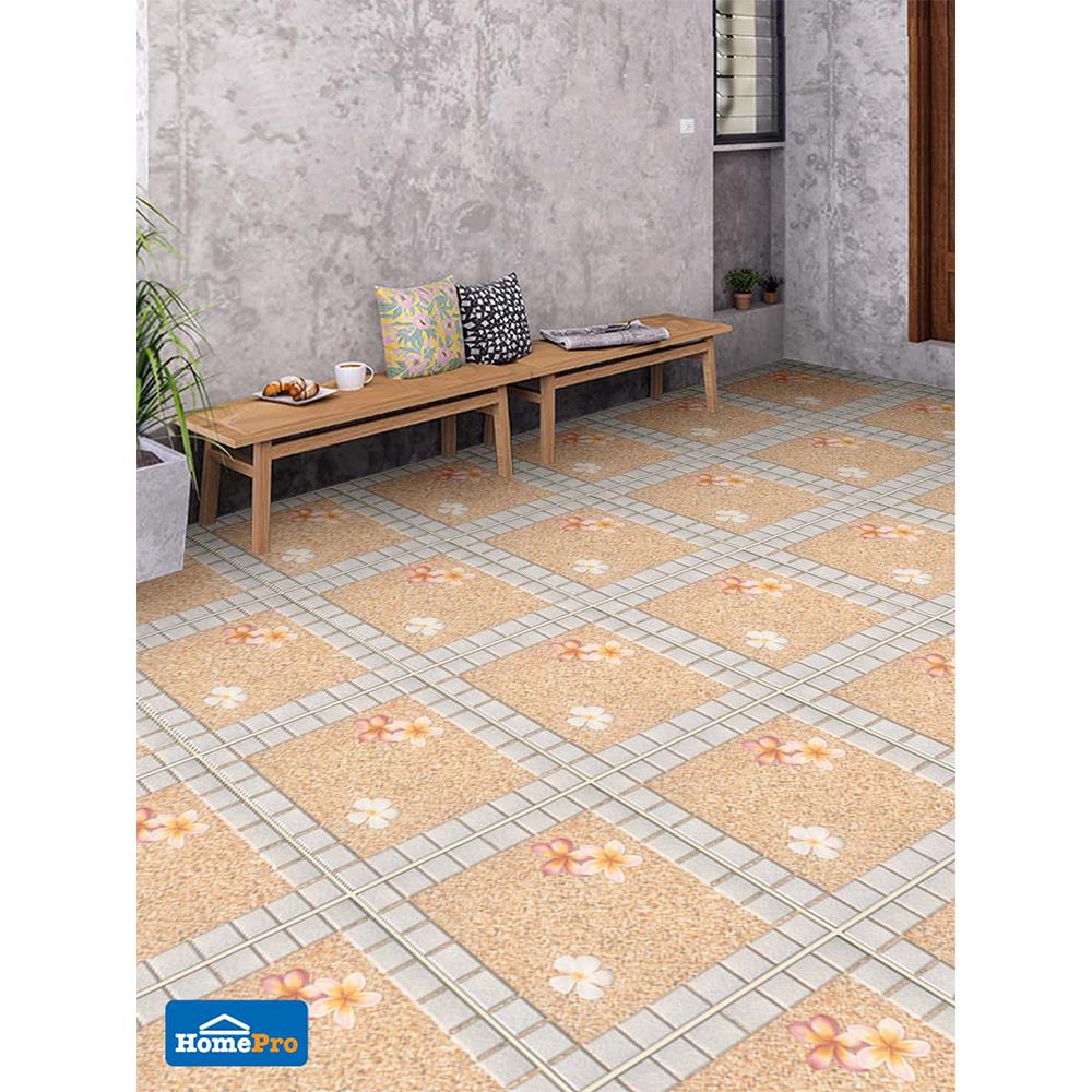 กระเบื้องพื้น 16x16 นิ้ว TARA สปา-ฟิลด์ ครีม PM 0.96M2