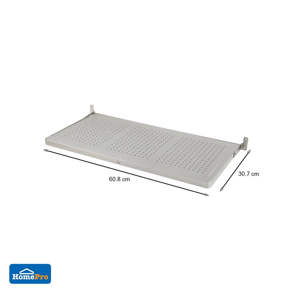 ชั้นวางของสเตนเลสติดผนัง 60ซม.PANEL KECH