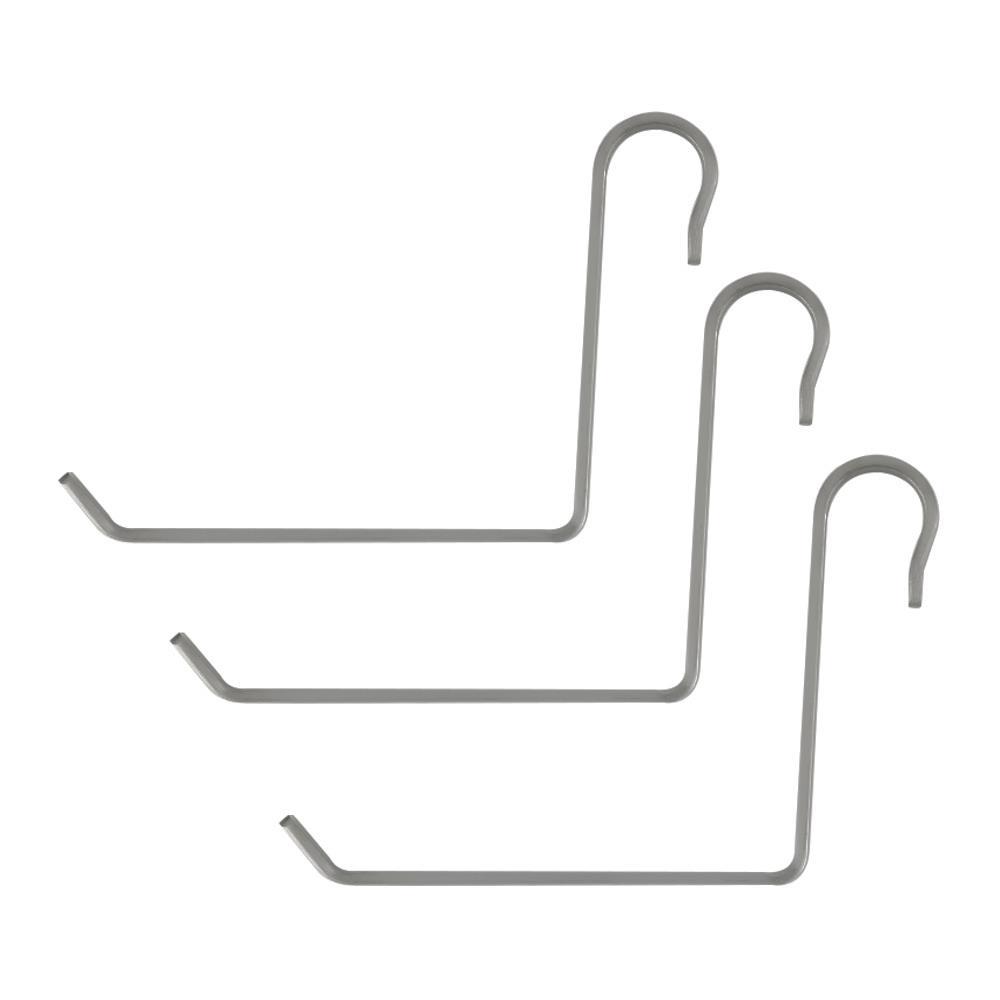 ชุดตะขอสเตนเลสรูปตัว L KECH PANEL แพ็ก 3