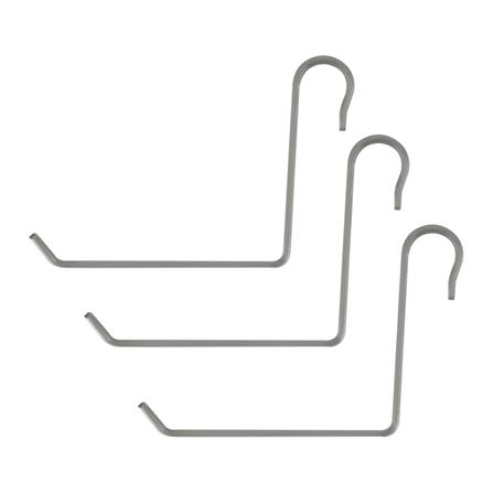 ชุดตะขอสเตนเลสรูปตัว L KECH PANEL แพ็ก 3_1