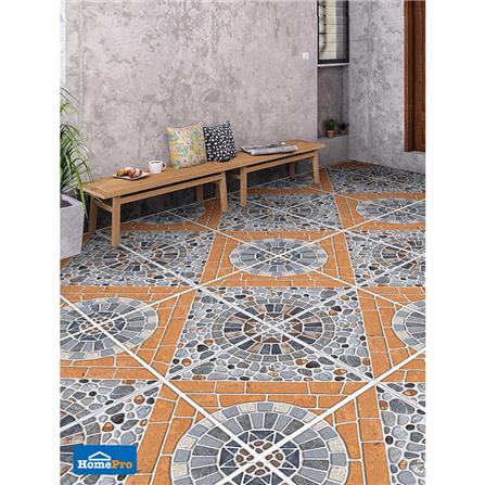 กระเบื้องพื้น 16x16 นิ้ว TARA เปปเปอร์ ร็อค เทา PM 0.96M2_3