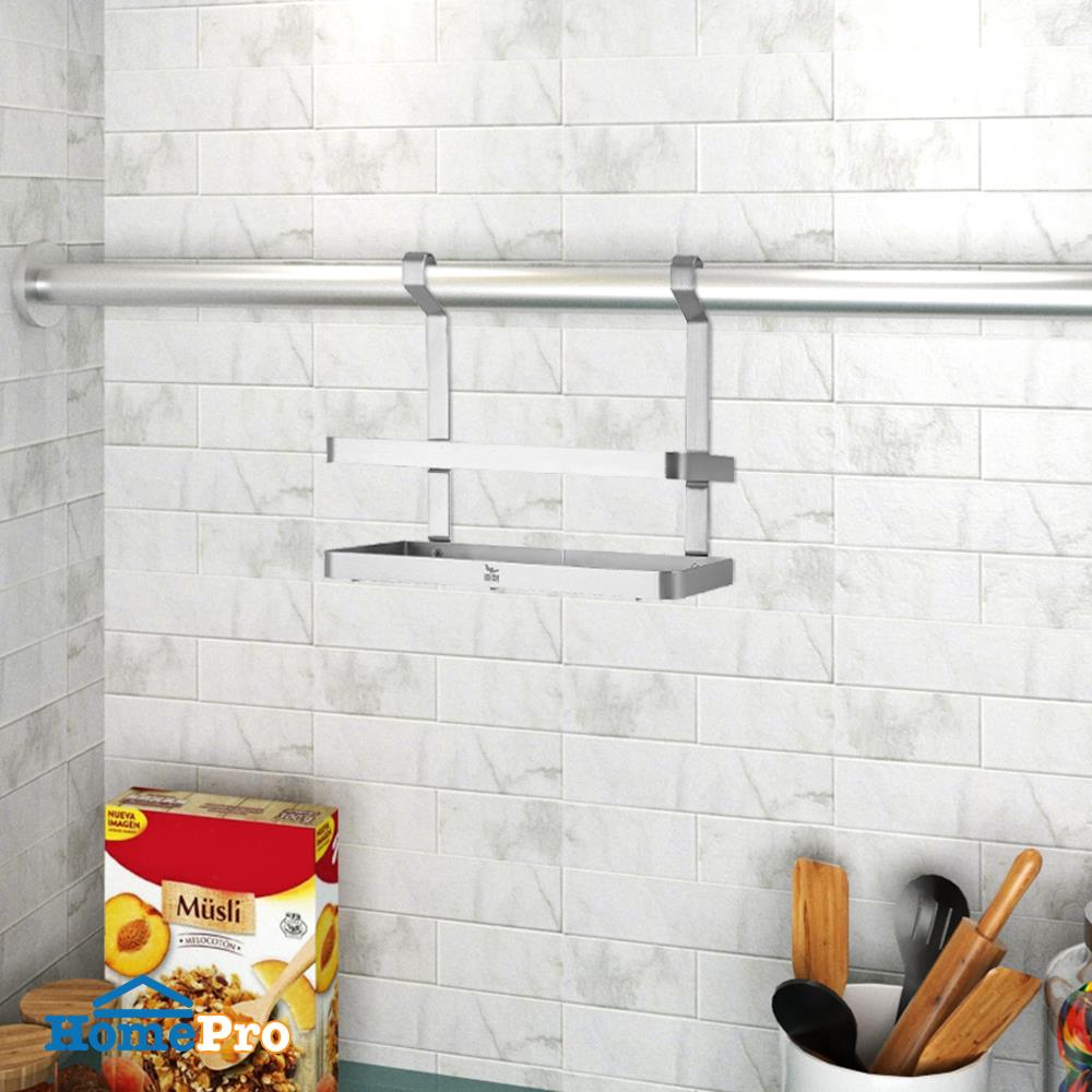 ชั้นแขวนสเตนเลสวางในครัว 1 ชั้น KECH PANEL