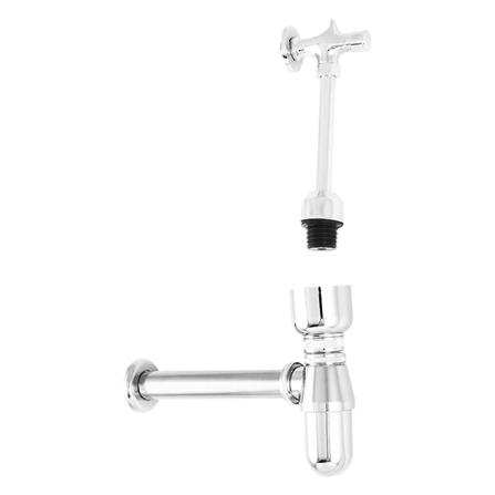 ชุดฟลัชวาล์วโถชายท่อตรง LUZERN LZ-7200 สีโครม_0