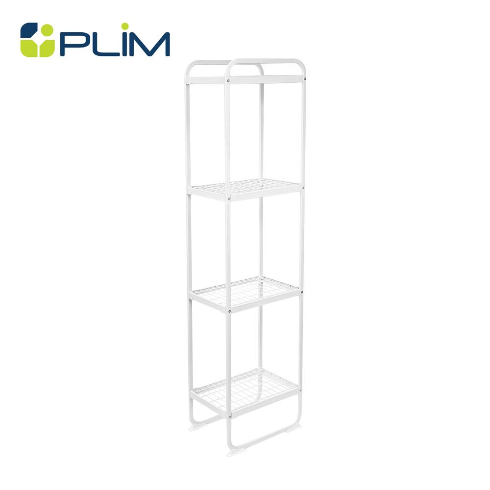 โครงตู้ชั้นวาง4ชั้น PLIM 31 ซม. สีขาว