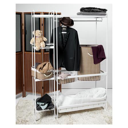 โครงตู้ชั้นวาง4ชั้น PLIM 31 ซม. สีขาว_4