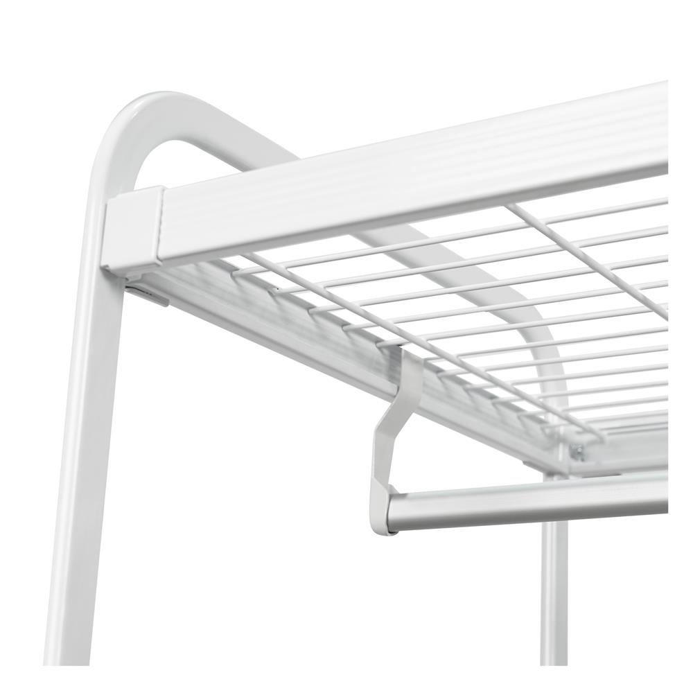 โครงตู้ราวแขวน+ชั้นวาง PLIM 90 ซม. สีขาว