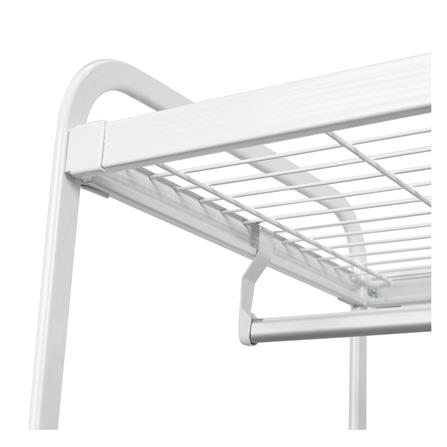 โครงตู้ราวแขวน+ชั้นวาง PLIM 90 ซม. สีขาว_2