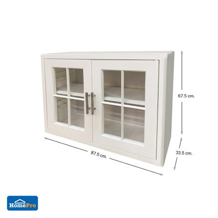 ตู้แขวนคู่ PP+กระจกCAB PONTE87.5x67.5ซม.._2