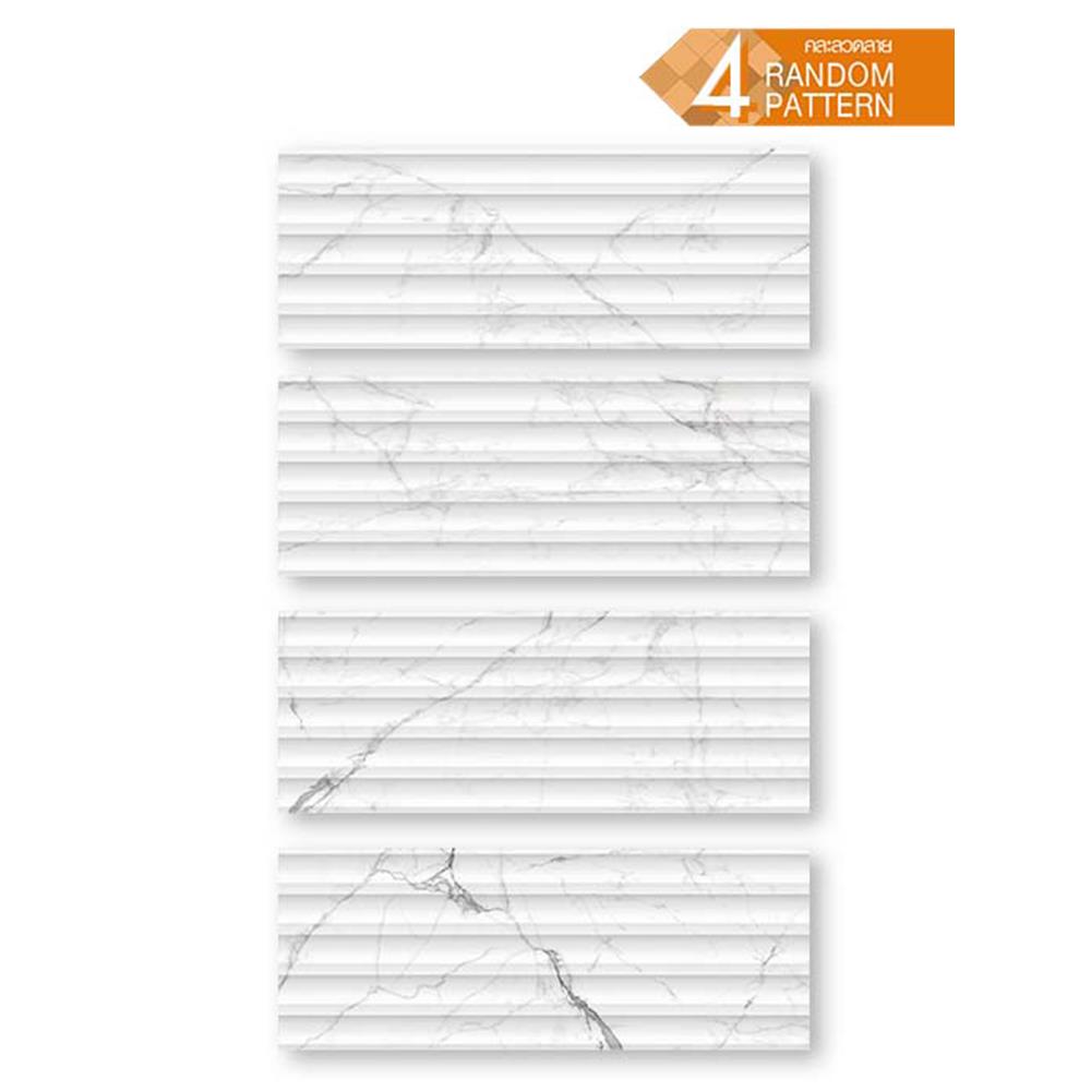 กระเบื้องผนัง 30x80 ซม. TARA อลาสก้า กลาง ไวท์