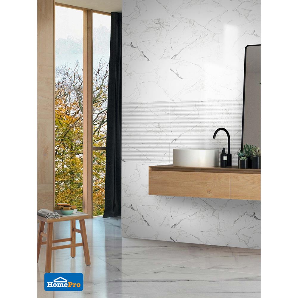 กระเบื้องผนัง 30x80 ซม. TARA อลาสก้า กลาง ไวท์