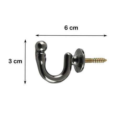 ตะขอเกี่ยว HOME LIVING STYLE DOT WD สีรมดำ_4