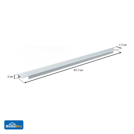 รางแขวนบนพร้อมฝาครอบ STACKO FLEXI 60 ซม. สีขาว_5