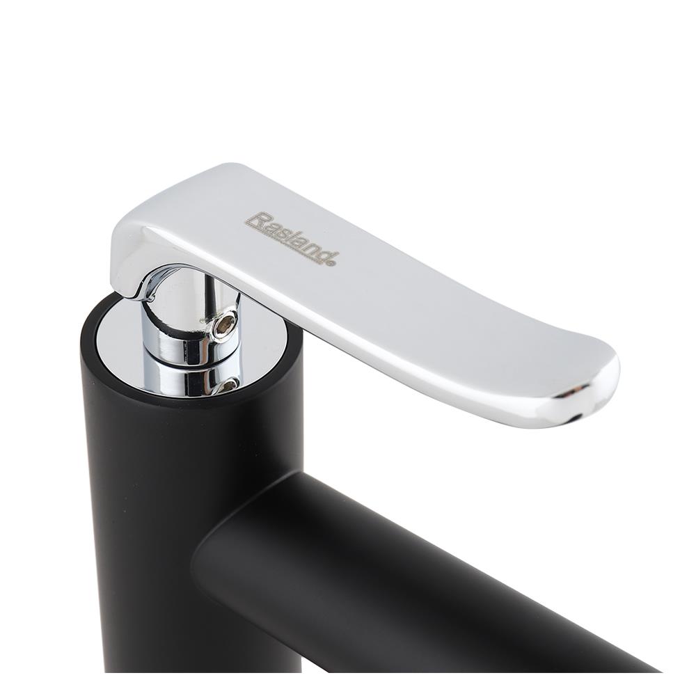 ก๊อกอ่างล้างหน้าเดี่ยว RASLAND RA MU-1003BLACK
