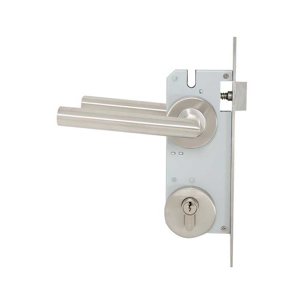 มือจับก้านโยกห้องทั่วไป MORTISE  SOLO MSN 210 สีสเตนเลส