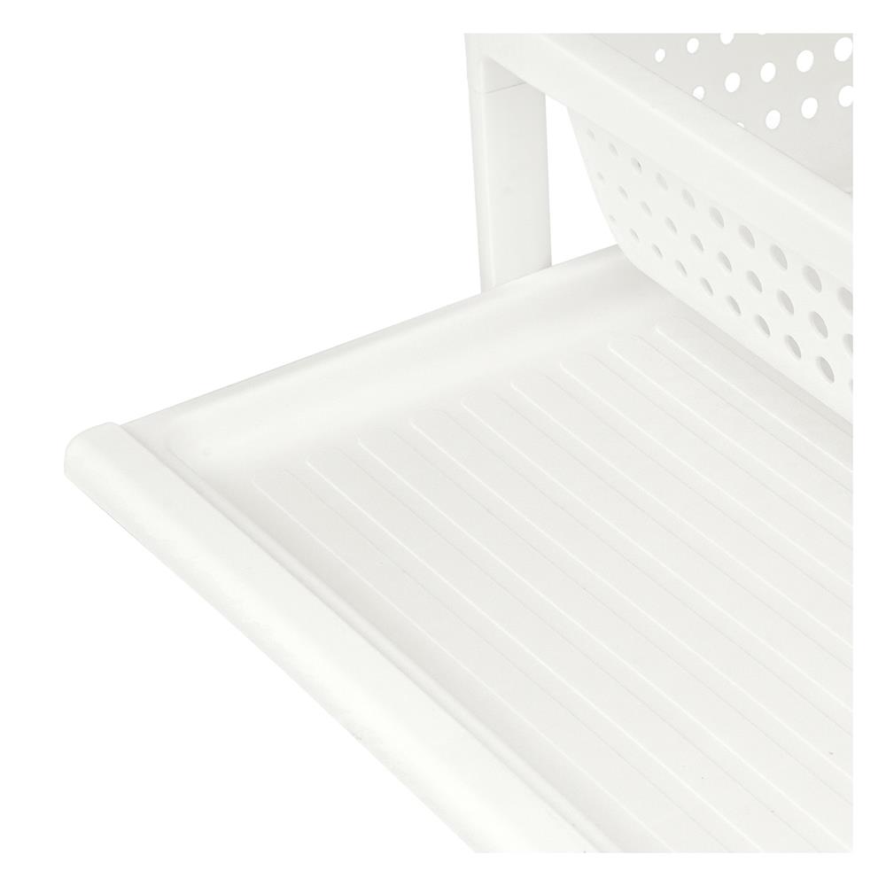 ชั้นคว่ำจานและแก้วพลาสติก2ชั้น+ถาด KECH