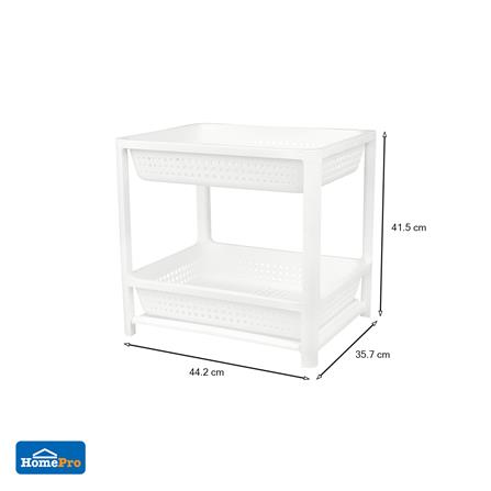 ชั้นคว่ำจานและแก้วพลาสติก2ชั้น+ถาด KECH_7