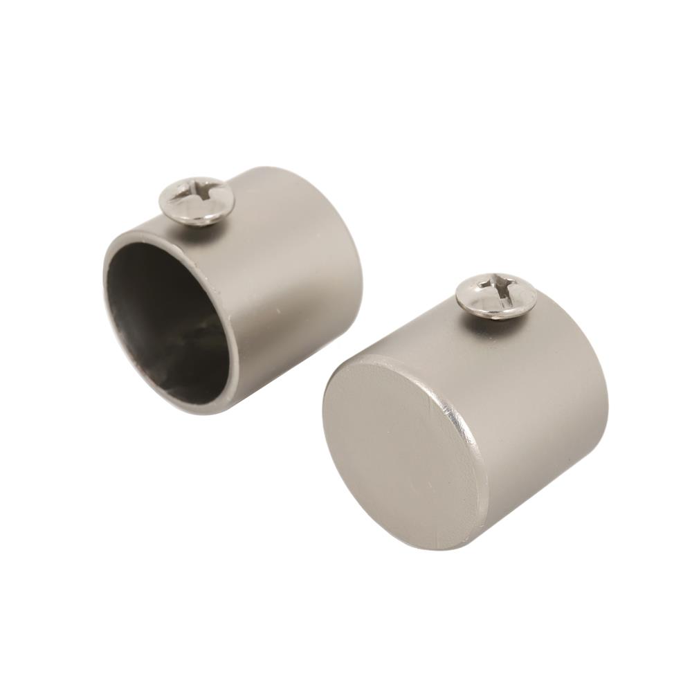 หัว-ท้ายรางผ้าม่าน HOME LIVING STYLE WD 19 มม. สีเงิน