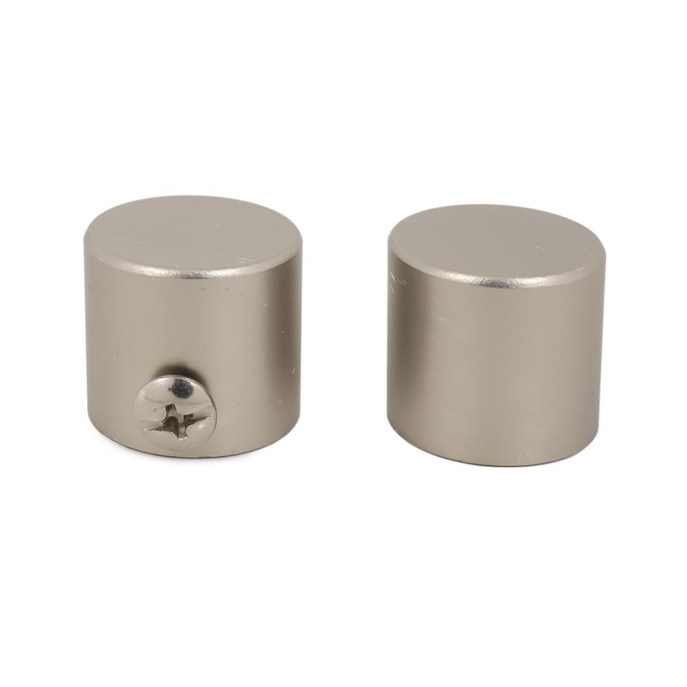 หัว-ท้ายรางผ้าม่าน HOME LIVING STYLE WD 19 มม. สีเงิน