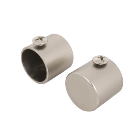 หัว-ท้ายรางผ้าม่าน HOME LIVING STYLE WD 19 มม. สีเ...