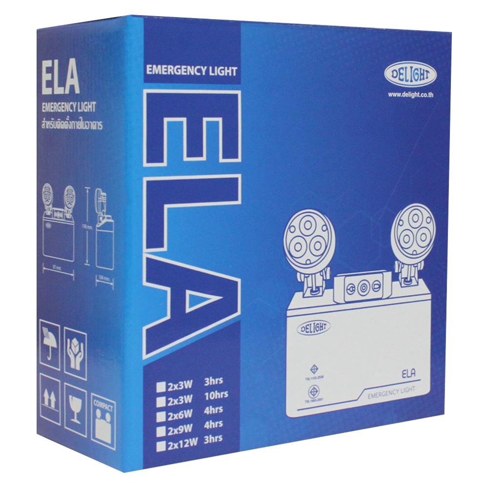 ไฟฉุกเฉิน LED สำรองไฟ 5 ชั่วโมง WARM WHITE DELIGHT รุ่น R01213