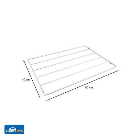 ราวแขวนผ้า 6 เส้น STACKO FLEXI 60x40x1.7 ซม. สีขาว_3