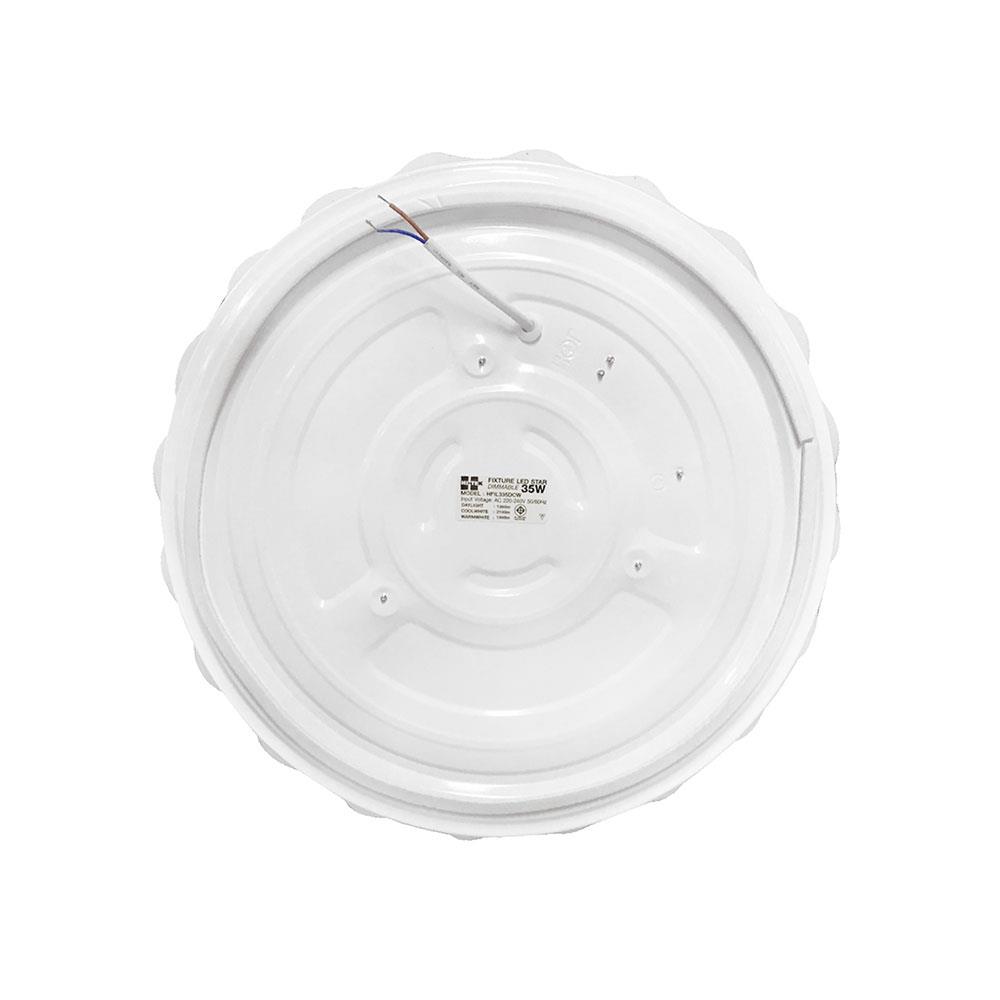ไฟเพดาน LED HI-TEK HFIL335DCW 15 นิ้ว 35 วัตต์ DAYLIGHT/COOL WHITE/WARM WHITE สีขาว