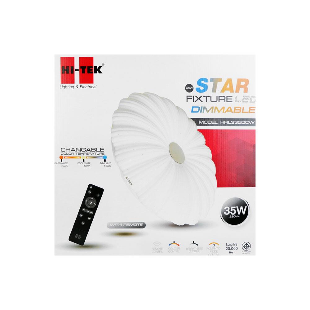 ไฟเพดาน LED HI-TEK HFIL335DCW 15 นิ้ว 35 วัตต์ DAYLIGHT/COOL WHITE/WARM WHITE สีขาว