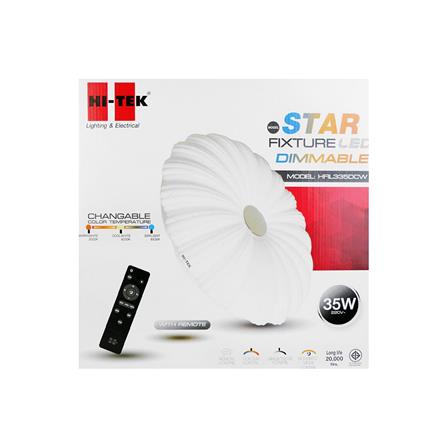 ไฟเพดาน LED HI-TEK HFIL335DCW 15 นิ้ว 35 วัตต์ DAYLIGHT/COOL WHITE/WARM WHITE สีขาว_2