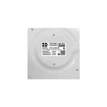 ไฟเพดาน LED HI-TEK HFIL235DCW 15 นิ้ว 35 วัตต์ DAYLIGHT/COOL WHITE/WARM WHITE สีขาว_5