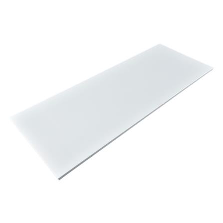 แผ่นชั้นเหล็กเรียบ STACKO FLEXI 80x30x2.5 ซม. สีขาว