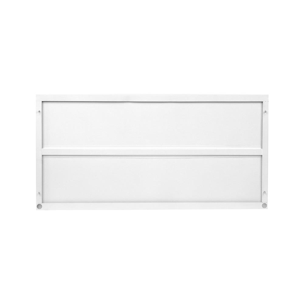 แผ่นชั้นเหล็กเรียบ STACKO FLEXI 80x40x2.5 ซม. สีขาว