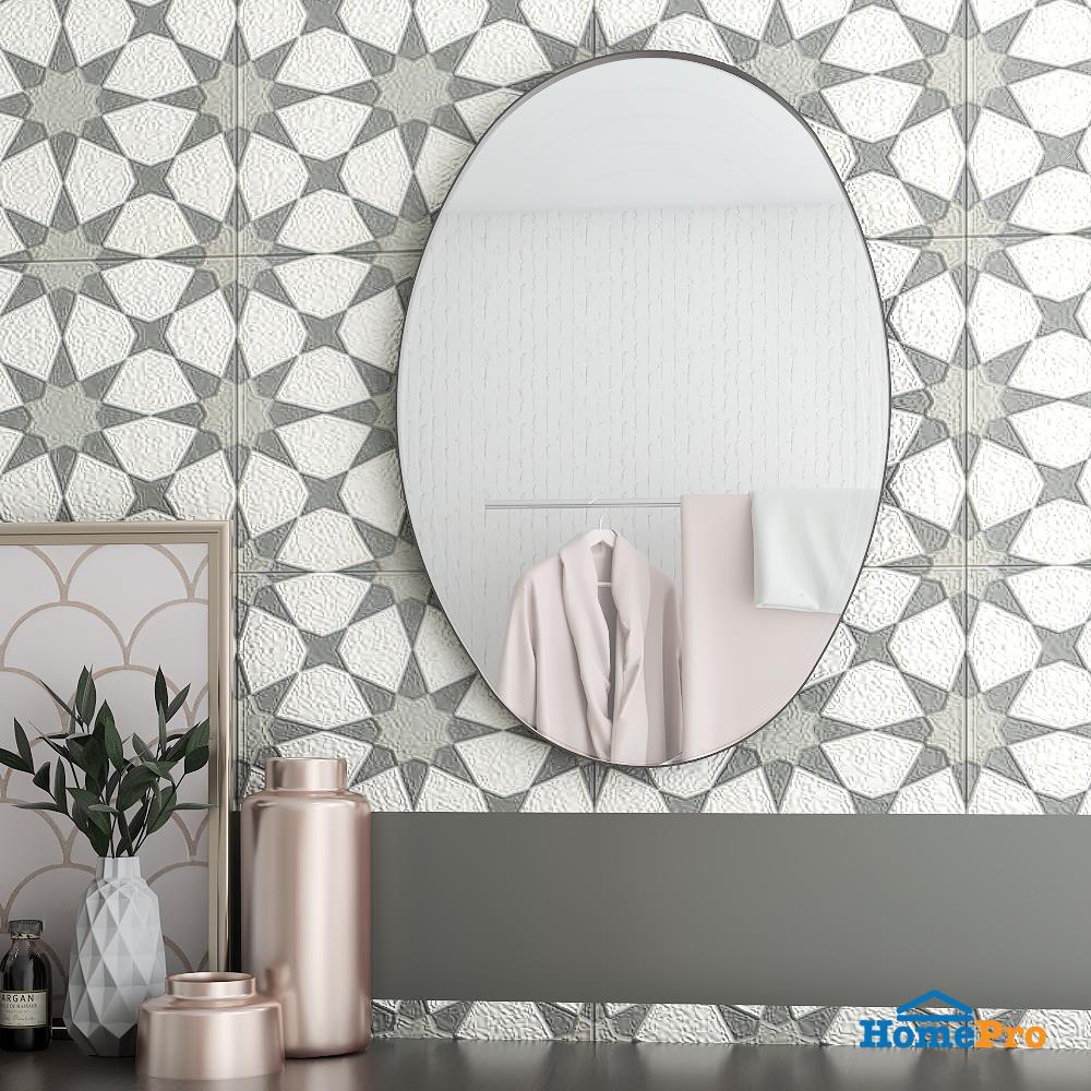 กระจกเงาแกะลาย MOYA HLE001 60x80 ซม.