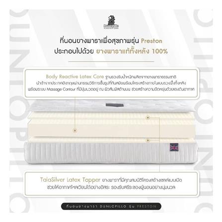 ที่นอน 3.5 ฟุต DUNLOPILLO PRESTON_6