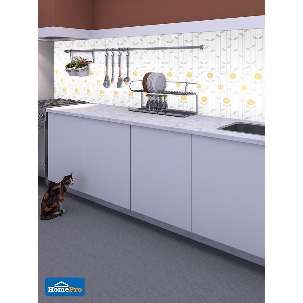 กระเบื้องผนัง 8x16 นิ้ว DURAGRES เฌอมาลย์ เทา 1M2