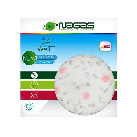 ไฟเพดาน LED NAGAS ALMA BR-6 SERIES 16 นิ้ว 24 วัตต์ DAYLIGHT สีขาว_2