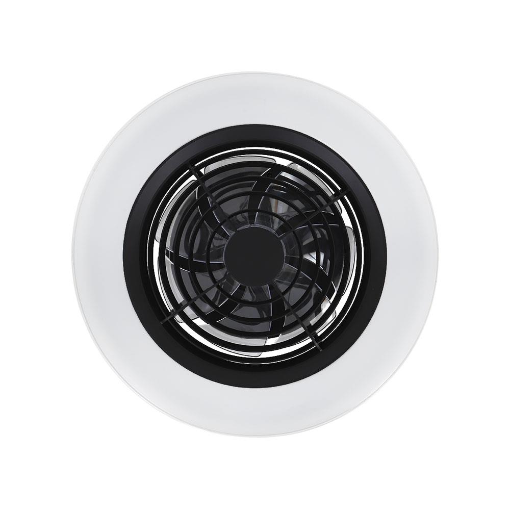 พัดลมไฟเพดาน LED CARINI TRY-NOVA105BK 60 วัตต์ COOLWHITE/DAYLIGHT/WARMWHITE สีดำ 25 นิ้ว