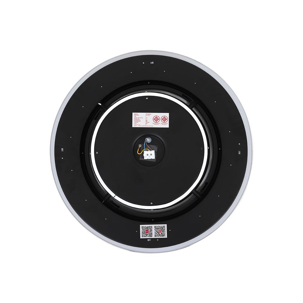 พัดลมไฟเพดาน LED CARINI TRY-NOVA105BK 60 วัตต์ COOLWHITE/DAYLIGHT/WARMWHITE สีดำ 25 นิ้ว